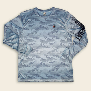 Solar Bear Blue Mist Camo Long Sleeve T-Shirt