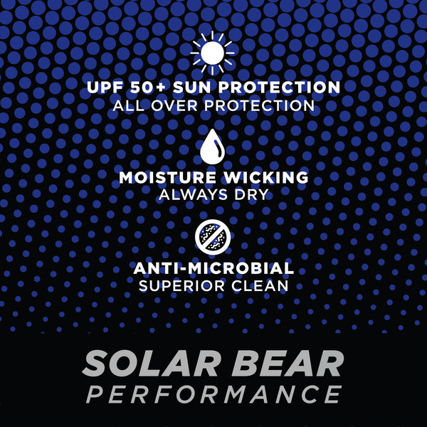 Solar Bear Blue Mist Performance Hoodie